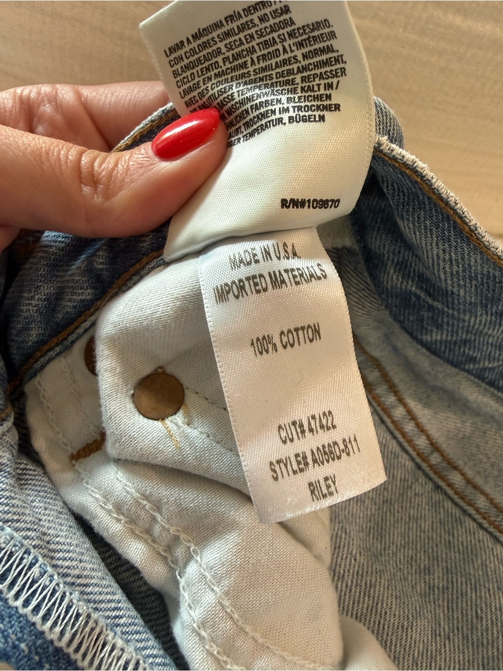 AGOLDE Riley High Rise Straight Crop Jeans - Picture 3 of 4